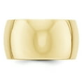 thumbnail image 2 of 10KY 12mm Half Round Band Size 11 in 10k Yellow Gold, 2 of 3