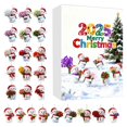 thumbnail image 2 of Calendario de Adviento de Navidad 2025 con adorno colgante de muñeco de nieve coleccionable navideño Estilo F, 2 of 7