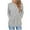 Grey, variant on Casual Loose Fit Long Sleeve Hoodie with Ribbed Texture Sweatshirt Women's Sweatshirt Color Hoodie Women Hoodies Side Zip Thin Zip up Hoodie Women Hooded Sweatshirt Sweatshirt with Hoodie Women
