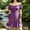 Purple, variant on HCBY Women's Vintage Off-Shoulder Puff Sleeve Corset Dress with Lace-Up Waist and Pleated A-Line Hem, Ruffle Trim Mini Gothic Style for Halloween Party and Summer Casual