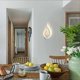 thumbnail image 5 of Indoor Wall Light, Modern LED Wall Lamp 10W, Warm White 3000K, Height 31cm, Flame Shape, Acrylic, Wall Night Light, 220V IP20, 5 of 5