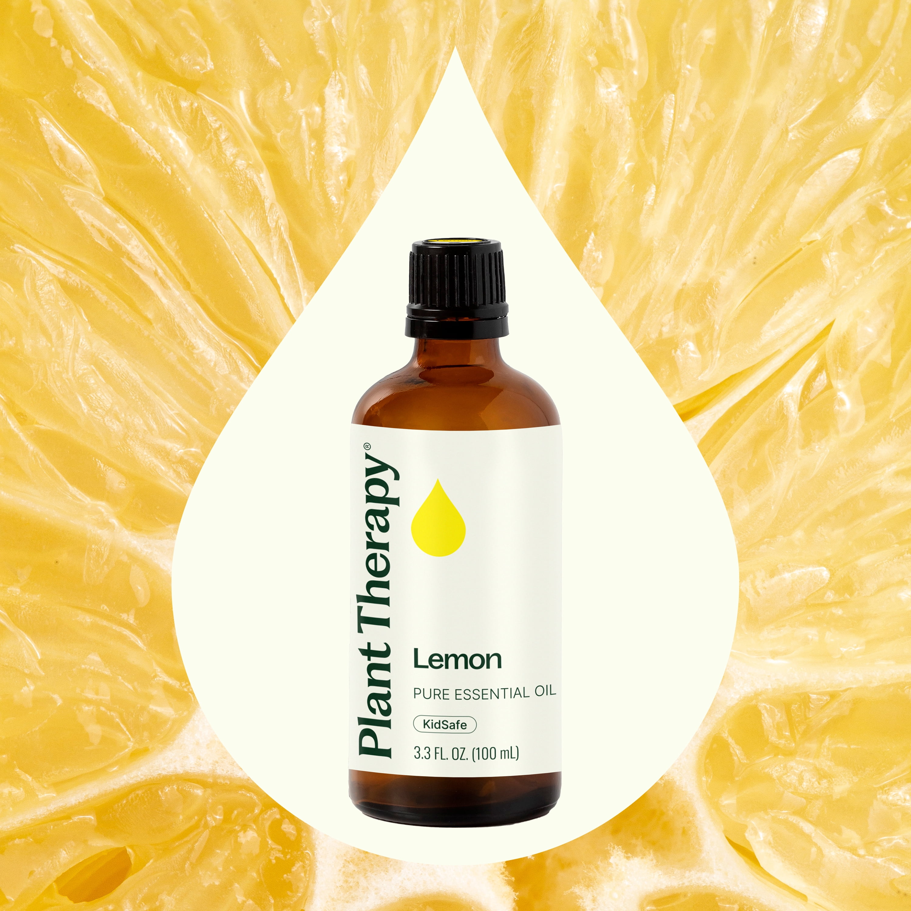 Plant Therapy Lemon Essential Oil 100 mL (3.3 oz) 100% Pure, Undiluted, Natural Aromatherapy