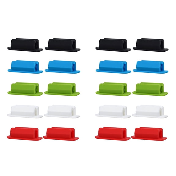 20Pcs Adhesive Silicone Pen Holder for Desk, Pencil Holder, Marker Holder,Pen Holder Set Teacher Supplies