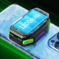 thumbnail image 5 of Radiador de Ventilador de Refrigeración de Semiconductores Magnéticos para Teléfono Móvil con Enfriador de Juegos Ajustable de 7 Velocidades para Teléfono IOS Android B, 5 of 5