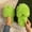 Green, variant on Women Extra Fluffy Long Faux Fur Open Toe Slide Slippers Solid Color Wide Strap Soft Flat Non Slip Sole Indoor Slides For Fall Winter Household Daily Rest Short Outdoor(Black,7.5-7.5)
