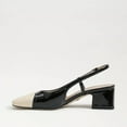thumbnail image 5 of Sam Edelman Women's Tarra Pump Black/White Patent 8M, 5 of 7