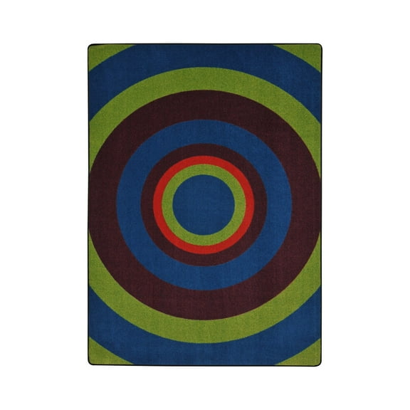 Kid Essentials Teen Area Rugs Fascinate Rectangle 5'4" x 7'8" Tropics