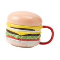 thumbnail image 4 of Taza de café de cerámica, taza de té, colección práctica, taza de hamburguesa de cerámica, taza para beber Mango rojo, 4 of 9