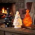 thumbnail image 5 of Yashow Elite Halloween Decoration Ornament, Light Up Black Cat Resin Tree Table Centerpieces, 9.83 Inch Spooky Home Decor Accessories for Desk, Mantel, and Shelf Display, 5 of 7