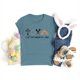 thumbnail image 2 of Mujeres Manga Corta de Verano Tops Pascua Impresa Cuello Redondo, Blusa de Moda Casual para la Primavera, 2 of 4