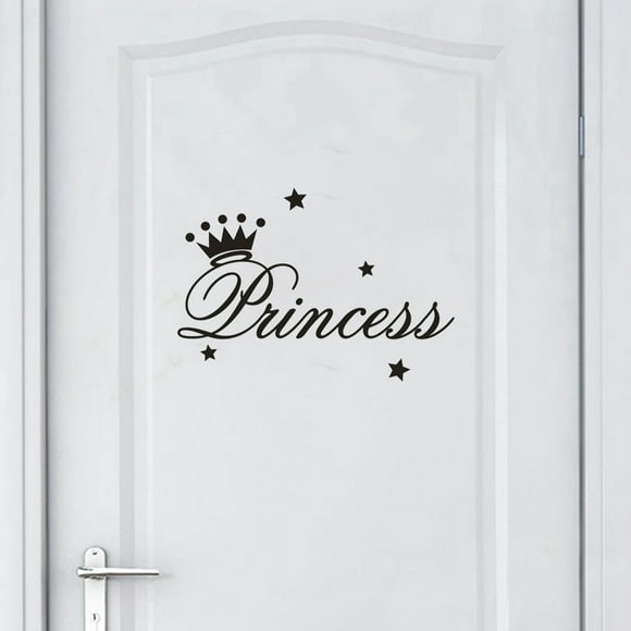 Stickers Muraux Muraux Décoratifs pour la Maison en Vinyle Art Vinyle Amovible Agiferg Princesse