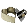 thumbnail image 1 of DIY Stainless Steel Mousse Cake Ring Mold Flower Heart  Square Shape Layer Slicer Cookie Cutter, 1 of 4