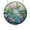 B, variant on Stained Style Acrylic Suncatcher Hanging Ornament, Tropical Beach Frog Window Wall Art Decor, Round Acrylic Puzzle Art Pendant for Home Garden Decor,7.5 in.
