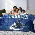 thumbnail image 4 of NHL Vancouver Canucks Jumbo Blanket, 62" x 90", 4 of 5