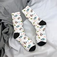 thumbnail image 5 of KLL happy new year Raccoon Print Cool Socks Men's Women's Crew Socks Funny Crazy Novelty Stockings, 5 of 6