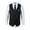 Black, variant on Men's Suit Vest Royal Blue Business Formal Dress with 3 Pockets, Prom, Wedding, Waistcoat Vest for Tuxedo