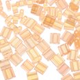 thumbnail image 3 of 400pcs 2-hole Glass Rice Beads Flat Brick Beads Glass Beads Spacer Beads for Jewelry Making, 3 of 8