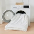 thumbnail image 7 of JELLYMONI 4 Pieces Cooling Queen Sheets Set, Microfiber & Bamboo Sheet Set, Breathable & Wrinkle Free - 16" Deep Pockets Bedding Sheets & Pillowcases,White, 7 of 7
