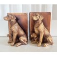 thumbnail image 6 of Labrador Dogs Decorative Bookends, Unique to Hold Books Heavy Duty for Office Desk, Vintage Antique Golden Home Decor, Shelf Decoration, Modern Living Room Decor, 6 of 8