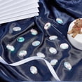 thumbnail image 5 of 1 Box 80 Pcs 25x18mm Extral Large Flat Back Oval AB Color Acrylic Self-Adhesive Rhinestone Gems Stick with Container Crystals Bling Sticker Acrylic Jewels for Costume Making Cosplay, 5 of 8
