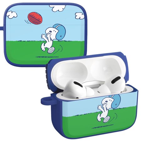 Peanuts Snoopy in Sports HDX Case Cover Compatible with Apple AirPods Pro 1 & 2 (Football) by Affinity Bands