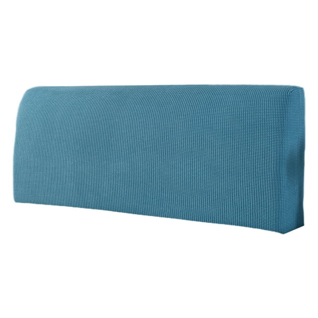 Housse de Tête de Lit Entièrement Fermée avec Protection Élastique pour Tête de Lit Moderne, Housse en Tissu Antipoussière, Tête de Lit Coussinée Douce pour un Lavage Plus Facile et Conception Rétractable.