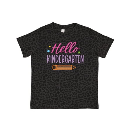 

Inktastic Back to School Hello Kindergarten Gift Toddler Boy or Toddler Girl T-Shirt
