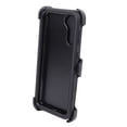 thumbnail image 2 of Funda para teléfono para Galaxy S21 UltraRugged con protección de puertos Incluye funda protectora con clip y soporte en color negro, 2 of 15