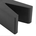 thumbnail image 2 of 2" Black Rubber Stop Block for Boat Trailer, V Style Rubber Bump Stops for Yachts, Caravans, 2 of 4