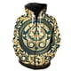 thumbnail image 1 of Sudadera con capucha y cremallera con estampado 3D de patrón abstracto para hombre y mujer, sudadera informal de moda, jersey de estilo Harajuku y hip hop, chándal de calle, 1 of 6