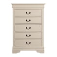thumbnail image 4 of Glory Furniture Louis Phillipe Chest in Beige Color, 4 of 5