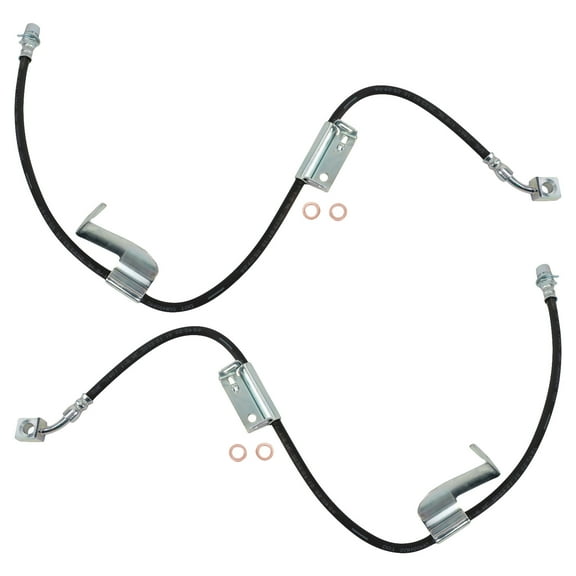 TRQ Front Brake Hose Fits 03-17 Chevrolet Express 2500 3500 4500 GMC Savana BLA63782