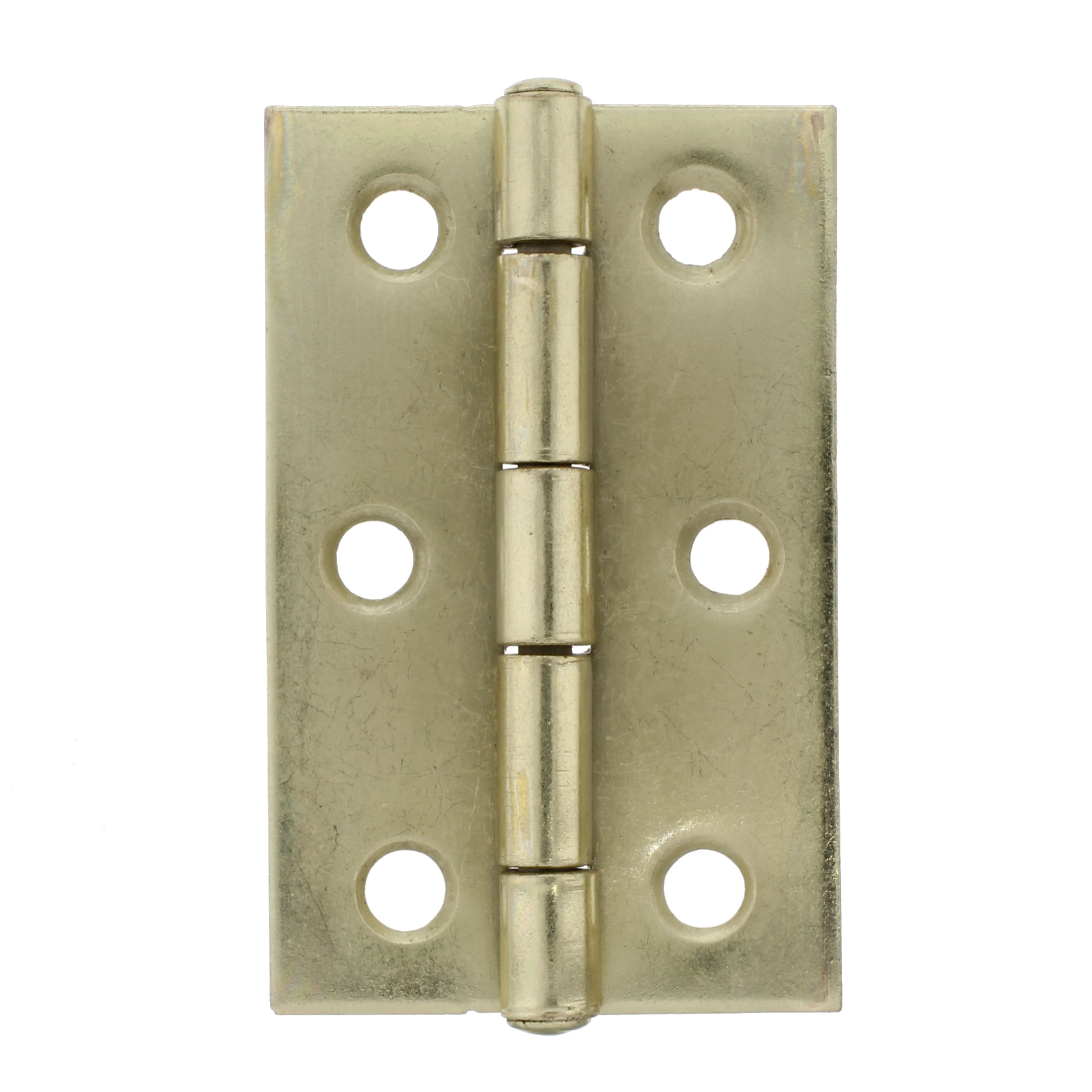 Bulldog Hardware 3 in. Utility Hinge, Brass Plated, 2 Pack