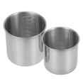 thumbnail image 2 of BRIGHTFUFU 2pcs Reusable Stainless Steel Measuring Cups Rice Cup Measuring Cup with Spoon, 2 of 8