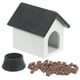thumbnail image 1 of Set de casita de perro en miniatura con comedero y comida para perros, accesorios para casa de muñecas, 1 of 7