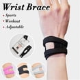 thumbnail image 2 of wrist brace for tfcc tear, adjustable wrist brace/support/bandage, for triangular fibrocartilage injuries, ulnar, 2 of 4