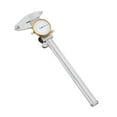 thumbnail image 3 of Metal Dial Caliper Shockproof Measuring Micrometer Inner Outer Diameter Depth Multipurpose Head Lockable Metric Measuring Caliper for Stones stainless steel, 3 of 8