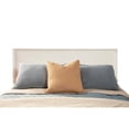 thumbnail image 3 of Benjara Queen Platform Bed with Sleigh Panel Headboard, Off White, 3 of 5