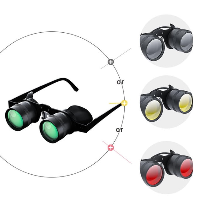 Binoculares telescópicas shamjiam portátiles Óptica Telescopio Lupa para ejercicio libre Entusiastas - Establecer F