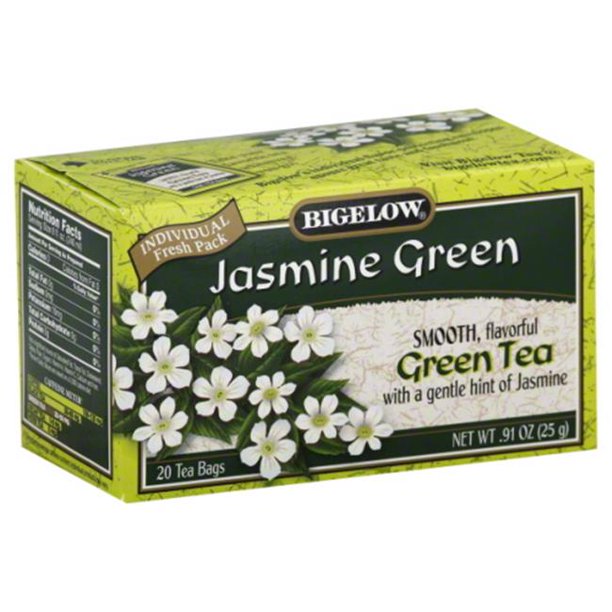 Bigelow Jasmine, Green Tea Bags, 20 Count