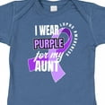 thumbnail image 4 of Inktastic I Wear Purple for My Aunt Lupus Awareness Boys or Girls Baby Bodysuit, 4 of 5