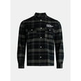 thumbnail image 5 of Netflix Stranger Things Bradley’s Cotton Flannel from No Boundaries, Men's & Big Men's, 5 of 5