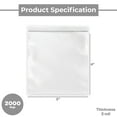 thumbnail image 5 of SSBM Clear Zip Bags, 3 Inch x 4 Inch 2 Mil Thick Sample Bags, 2000 pack of Sturdy Resealable Plastic Bags, Lightweight Usage Tiny Bags which are Multi Purpose, 5 of 6