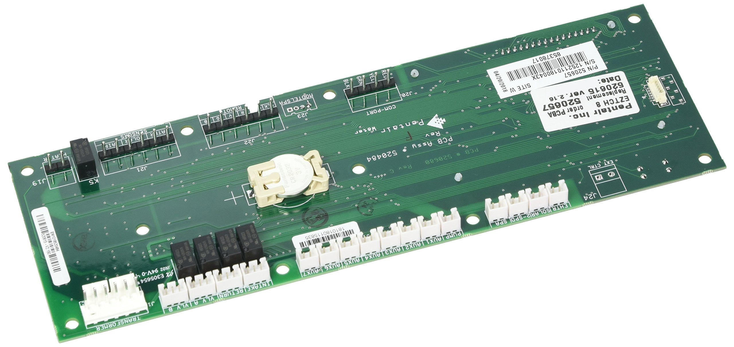 Pentair 520657 8 Auxiliary UOC Motherboard Replacement for Auto Control Systems