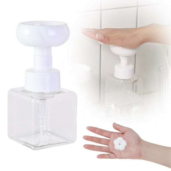 Foaming Hand Soap Dispenser – 250mL Flower Shape Refillable Soap Bottle, Cute Cat Design, Reusable Plastic Foaming Pump For Bathroom Kitchen Travel, Halloween Christmas Gift