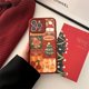 thumbnail image 4 of Funda navideña compatible con iPhone 14, diseño de hombrecito de jengibre rojo con diseño de árbol de Navidad, ideal para mujeres y niñas., 4 of 6