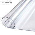 thumbnail image 1 of Cubierta de mesa Mantel transparente de PVC Alfombrilla protectora de escritorio lavable resistente al calor, 50x100cm Methold  HA004519-02, 1 of 7