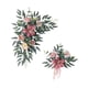 thumbnail image 5 of 2 piezas de flores de arco de boda, guirnalda de arreglo floral, guirnaldas florales artificiales para Rosa, 5 of 9