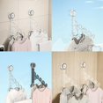thumbnail image 4 of Clothes Rack Clothes Drying Rack,Suction Cup Folding Clothes Drying Rack Folding Transparent Clothes Rack Wall Mounted Laundry Rack Suction Cup Clothes Rack For Home Balcony Laundry Room,Gray, 4 of 7
