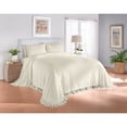 thumbnail image 4 of BrylaneHome Oversized Extra Wide Cotton Chenille Bedspread with Fringed Hems, 4 of 6